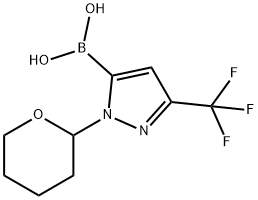 1-(Tetrahydro-2H-pyran-2-yl)-3-(trifluoromethyl)-1H-pyrazol-5-ylboronic acid