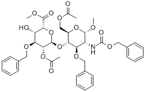 a-D-Glucopyranoside,methyl  4-O-[2-O-acetyl-6-methyl-3-O-(phenylmethyl)-a-L-idopyranuronosyl]-2-deoxy-2-[[(phenylmethoxy)carbonyl]amino]-3-O-(phenylmethyl)-,6-acetate