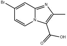 7-Bromo-2-methylimidazo[1,2-a]-pyridine-3-carboxylic acid