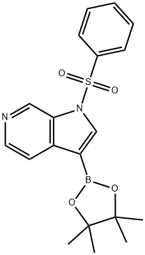 1-(Phenylsulfonyl)-3-(4,4,5,5-tetraMethyl-1,3,2-dioxaborolan-2-yl)-1H-pyrrolo[2,3-c]pyridine
