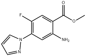 Methyl 2-AMino-5-fluoro-4-(1-pyrazolyl)benzoate