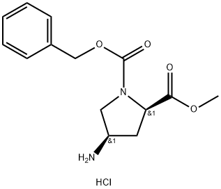 (2R,4R)-1-CBZ-4-aMino Pyrrolidine-2-carboxylic acid Methylester-HCl