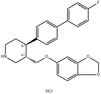 (3R,4S)-rel-3-[(1,3-Benzodioxol-5-yloxy)Methyl]-4-(4'-fluoro[1,1'-biphenyl]-4-yl)-piperidine Hydrochloride
