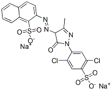 disodium 2-[[1-(2,5-dichloro-4-sulphonatophenyl)-4,5-dihydro-3-methyl-5-oxo-1H-pyrazol-4-yl]azo]naphthalene-1-sulphonate 