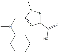 5-((cyclohexyl(methyl)amino)methyl)-1-methyl-1H-pyrazole-3-carboxylic acid
