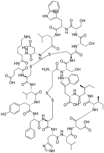 H-CYS-SER-CYS-SER-SER-TRP-LEU-ASP-LYS-GLU-CYS-VAL-TYR-PHE-CYS-HIS-LEU-ASP-ILE-ILE-TRP-OH