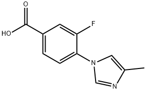 3-fluoro-4-(4-Methyl-1H-iMidazol-1-yl)benzoic acid
