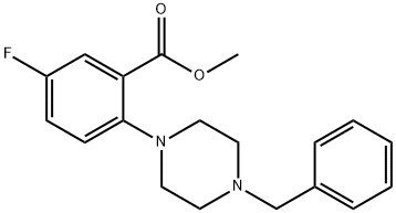 Methyl 2-(4-Benzylpiperazino)-5-fluorobenzoate