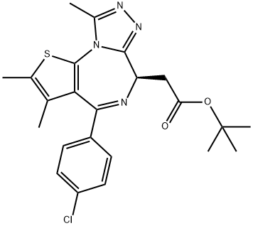 (R)-(-)-tert-Butyl 2-(4-(4-chlorophenyl)-2,3,9-trimethyl-6H-thieno[3,2-f][1,2,4]triazolo[4,3-a][1,4]diazepin-6-yl)acetate