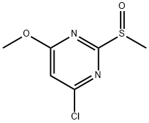 4-Chloro-2-methanesulfinyl-6-methoxy-pyrimidine