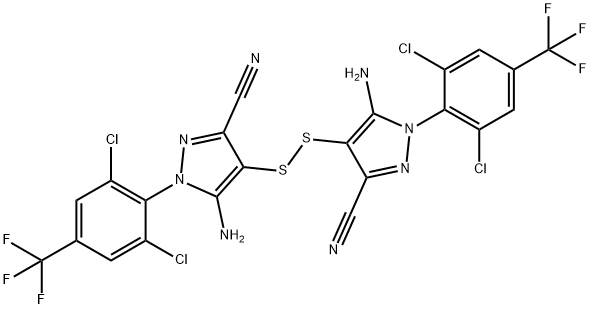 4,4'-dithiobis(5-amino-1-(2,6-dichloro-4-(trifluoromethyl)phenyl)-1H-pyrazole-3-carbonitrile)