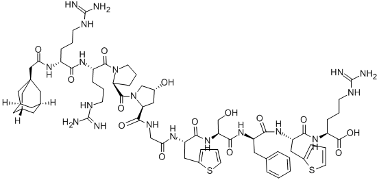 (1-ADAMANTANEACETYL-D-ARG0,HYP3,BETA-(2-THIENYL)-ALA5,8,D-PHE7)-BRADYKININ