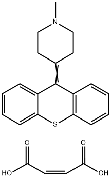 1-METHYL-4-[THIOXANTHEN-9-YLIDENE]PIPERIDINE MALEATE SALT