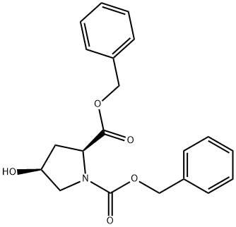 （2s，4s）-dibenzyl 4-hydroxypyrrolidine-1，2-dicarboxylate