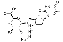3'-AZIDO-3'-DEOXYTHYMIDINE BETA-D-GLUCURONIDE, SODIUM SALT