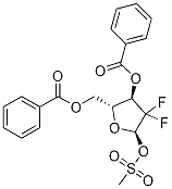 3,5-Bis(benzoyl)-1-methanesulfonyloxy-2-deoxy-2,2-difluororibose
