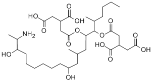 2-[[(5R,6R,7S,9S,11R,18R,19S)-19-amino-6-(3,4-dicarboxybutanoyloxy)-11 ,18-dihydroxy-5,9-dimethyl-icosan-7-yl]oxycarbonylmethyl]butanedioic a cid