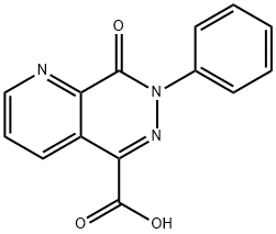 7,8-dihydro-8-oxo-7-phenyl-pyrido[2,3-d]pyridazine-5-carboxylic acid