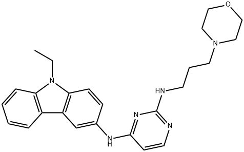 N4-(9-Ethyl-9H-carbazol-3-yl)-N2-(3-Morpholin-4-yl-propyl)-pyriMidine-2,4-diaMine