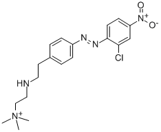 [2-[[4-[(2-chloro-4-nitrophenyl)azo]phenyl]ethylamino]ethyl]trimethylammonium
