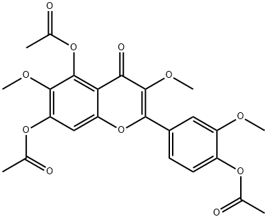 5,7-Bis(acetyloxy)-2-[4-(acetyloxy)-3-methoxyphenyl]-3,6-dimethoxy-4H-1-benzopyran-4-one