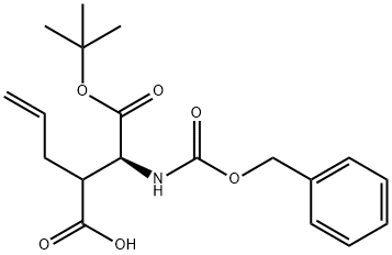 N-[(Phenylmethoxy)carbonyl]-3-allyl-L-aspartic acid 1-tert-butyl ester