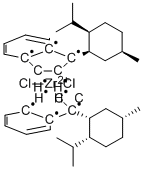 (+)-BIS[1-[(1'R,2'R,5'R)-2'-I-PROPYL-5'-METHYLCYCLOHEXYL]INDENYL]ZIRCONIUM (IV) DICHLORIDE