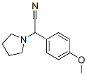 2-(4-methoxyphenyl)-2-pyrrolidin-1-ylacetonitrile 