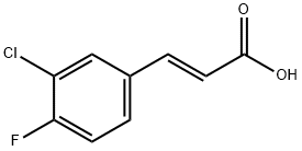 3-CHLORO-4-FLUOROCINNAMIC ACID