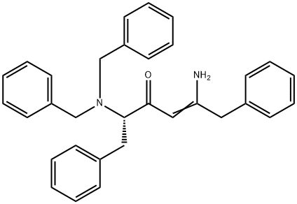 (S,Z)-5-Amino-2-(dibenzylamino)-1,6-diphenylhex-4-en-3-one
