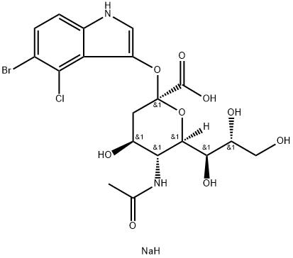 5-Bromo-4-chloro-3-indolyl-alpha-D-N-acetylneuraminic acid sodium salt