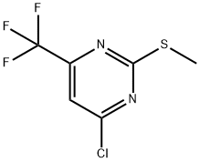 4-CHLORO-2-(METHYLSULFANYL)-6-(TRIFLUOROMETHYL)PYRIMIDINE