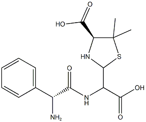 (4S)-2-(((R)-2-Amino-2-phenylacetamido)(carboxy)-methyl)-5,5-dimethylthiazolidine-4-carboxylic