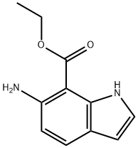 1H-Indole-7-carboxylicacid,6-amino-,ethylester(9CI)