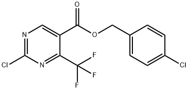 4-CHLOROBENZYL 2-CHLORO-4-(TRIFLUOROMETHYL)PYRIMIDINE-5-CARBOXYLATE