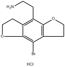 1-(8-Bromo-2,3,6,7-tetrahydrobenzodifuran-4-yl)-2-aminoethane hydrochloride