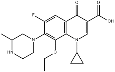 3-Quinolinecarboxylic acid, 1-cyclopropyl-8-ethoxy-6-fluoro-1,4-dihydro-7-(3-Methyl-1-piperazinyl)-4-oxo-