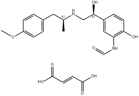 (R*,R*)-N-[2-Hydroxy-5-[1-hydroxy-2-[[2-(4-methoxyphenyl)-1-methylethyl]amino]ethyl]phenyl]formamide fumarate dihydrate