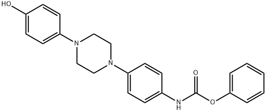 PHENYL {4-[4-(4-HYDROXYPHENYL)PIPERAZIN-1-YL]PHENYL}CARBAMATE
