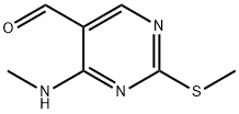 4-METHYLAMINO-2-METHYLSULFANYL-PYRIMIDINE-5-CARBALDEHYDE