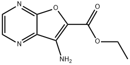 Furo[2,3-b]pyrazine-6-carboxylic acid, 7-amino-, ethyl ester (9CI)