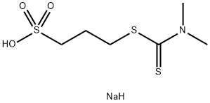 Sodium 3-[[(dimethylamino)thioxomethyl]thio]propanesulphonate
