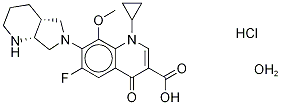 MOXIFLOXACIN, HYDROCHLORIDE MONOHYDRATE