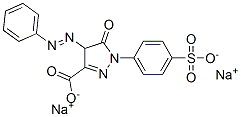 disodium 4,5-dihydro-5-oxo-4-(phenylazo)-1-(4-sulphonatophenyl)-1H-pyrazole-3-carboxylate