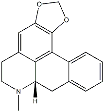 [7aS,(+)]-6,7,7a,8-Tetrahydro-7-methyl-5H-benzo[g]-1,3-benzodioxolo[6,5,4-de]quinoline