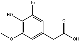 3-BROMO-4-HYDROXY-5-METHOXYPHENYLACETIC ACID