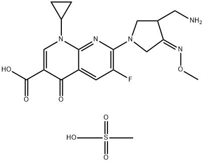 Gemifioxacin mesylate
