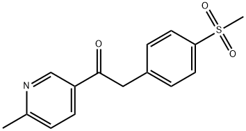 2-(4-MESYLPHENYL)-1-(6-METHYLPYRIDIN-3-YL)- ETHAN-1-ONE