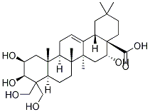 2β,3β,16α,23,24-Pentahydroxyolean-12-en-28-oic acid