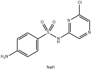 sodium N-(6-chloropyrazinyl)sulphanilamidate